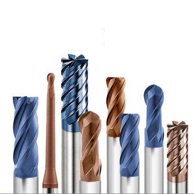 Het verschillende Stevige Beëindigen Mills For Aluminum /Copper/Steel van het Wolframcarbide