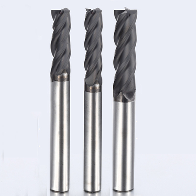 Diamond Coated Tungsten Carbide 4 Lange Molens 10mm van het Fluitbeëindigen voor Grafiet