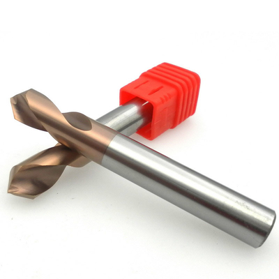 Het Carbide van het twee Fluitenwolfram boort 4mm Puntboor voor Staalboren