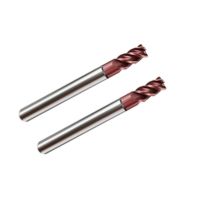 Wolframcarbide 2 Fluit 8mm R0.5-het Beëindigen Mills For Steel van de Hoekstraal