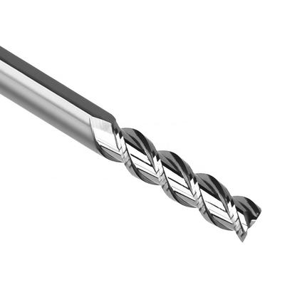 Hoog beëindig Wolframcarbide 8mm Beëindigenmolen zonder Deklaag voor Aluminium