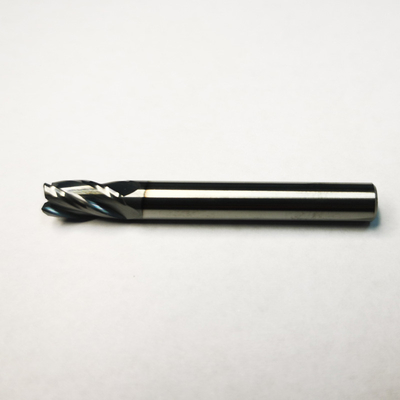 Stevig Wolframcarbide 4 de Straalbeëindigen Mills Hrc 55 SP van de Fluitend6r0.5 Hoek