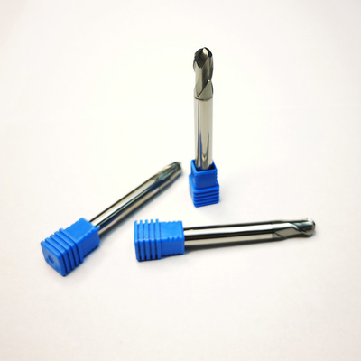 Stevig Wolframcarbide 2 de Neusbeëindigen Mills Hrc 65 ST van de Fluitend8r4 Bal