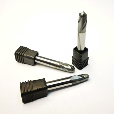 Stevig Wolframcarbide 2 de Neusbeëindigen Mills Hrc 65 van de Fluitend10r5 Bal Sx