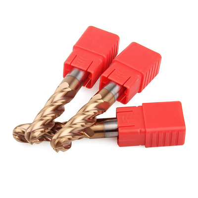 Stevig Wolframcarbide 2 de Neusbeëindigen Mills Hrc 65 van de Fluitend10r5 Bal Sx