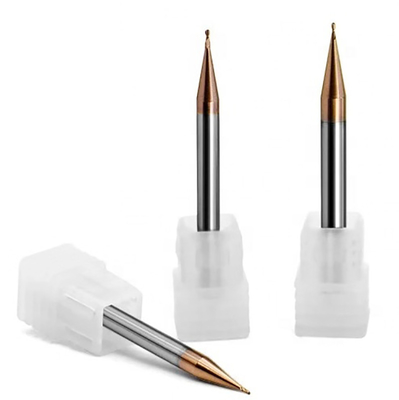 Hrc60 Micro- Beëindigen Mills Two Flutes 0.1mm het Beëindigenmolens van de Balneus