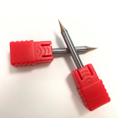 Wolframcarbide Twee Fluiten 0.1mm de Vierkante Molen Hrc65 van het Besnoeiingsbeëindigen