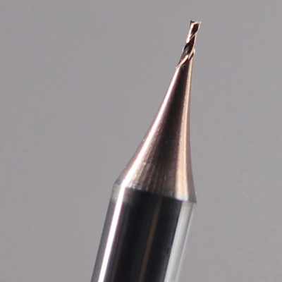 Nano Met een laag bedekt Wolframcarbide 0,4 Mm-Beëindigenmolen Hrc65