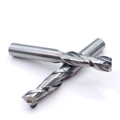 Wolframcarbide 2 Fluiten 8mm Vierkant Lang Fluitbeëindigen Mills For Aluminum