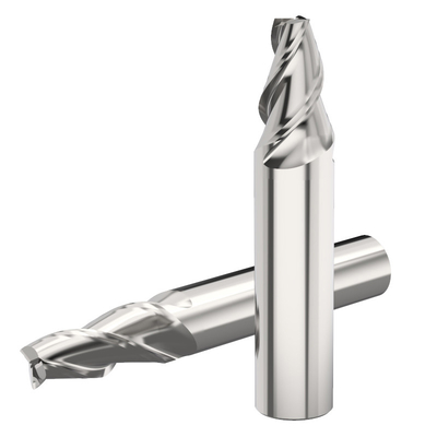 Carbideversmalling 2 het Carbidebeëindigen Mills Without Coating For Aluminum van het Fluitend6 Wolfram
